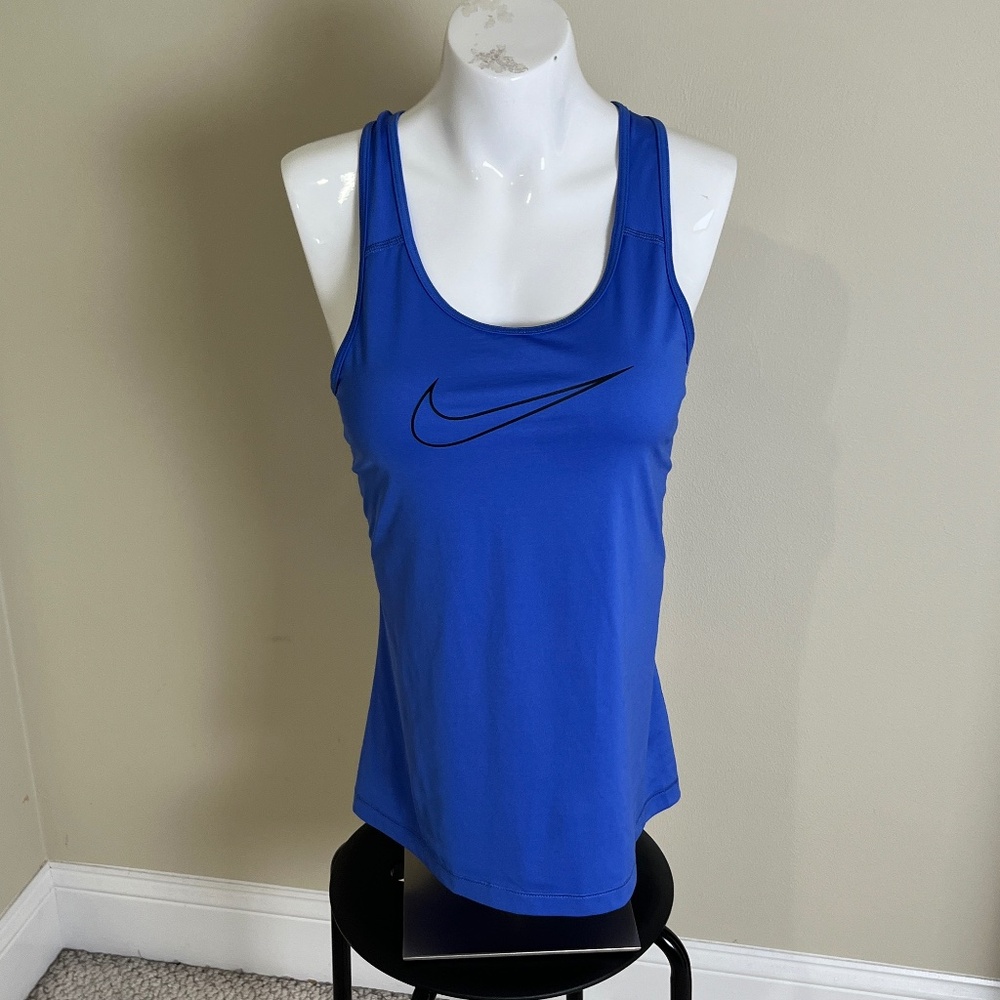Nike Blue Dri-fit Racerback Tank Top